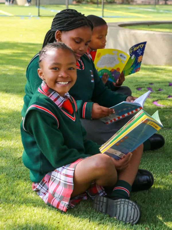 Learners at Vaal Triangle Preparatory School in Vanderbijlpark